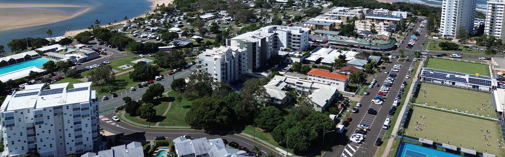 club maroochy aerial view